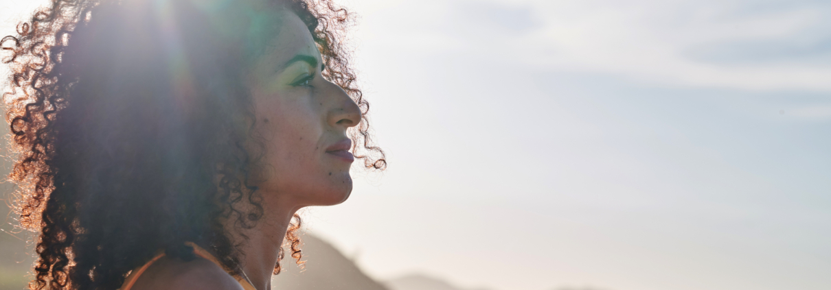 woman in summer