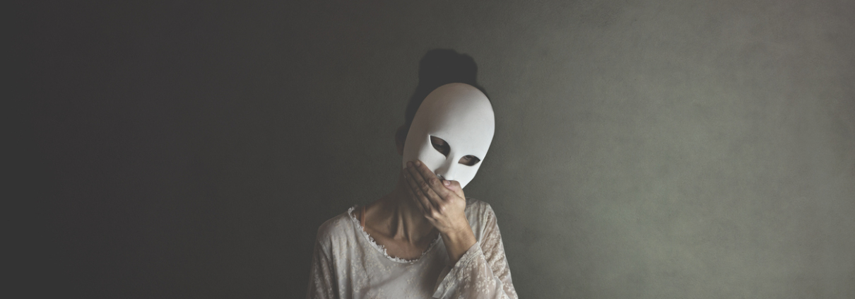 high-functioning depression hiding behind a mask